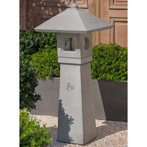 Or 188 Peace Lantern Cast Stone Statuary Asian Accents As